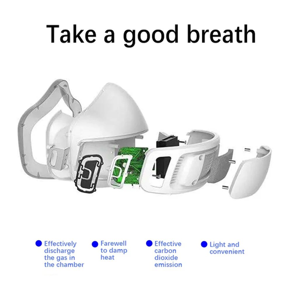 Маска для лица электрическая унисекс Пылезащитная ультратонкая дышащая маска