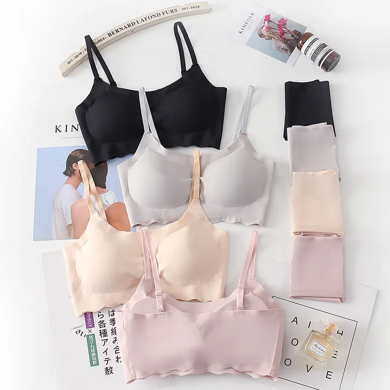 

Fashion Keeping Cool Underwear Push Up Gather Beauty Back Seamless Sports Bra Wire Free Gorge Comfortable Nylon Bra & Panties