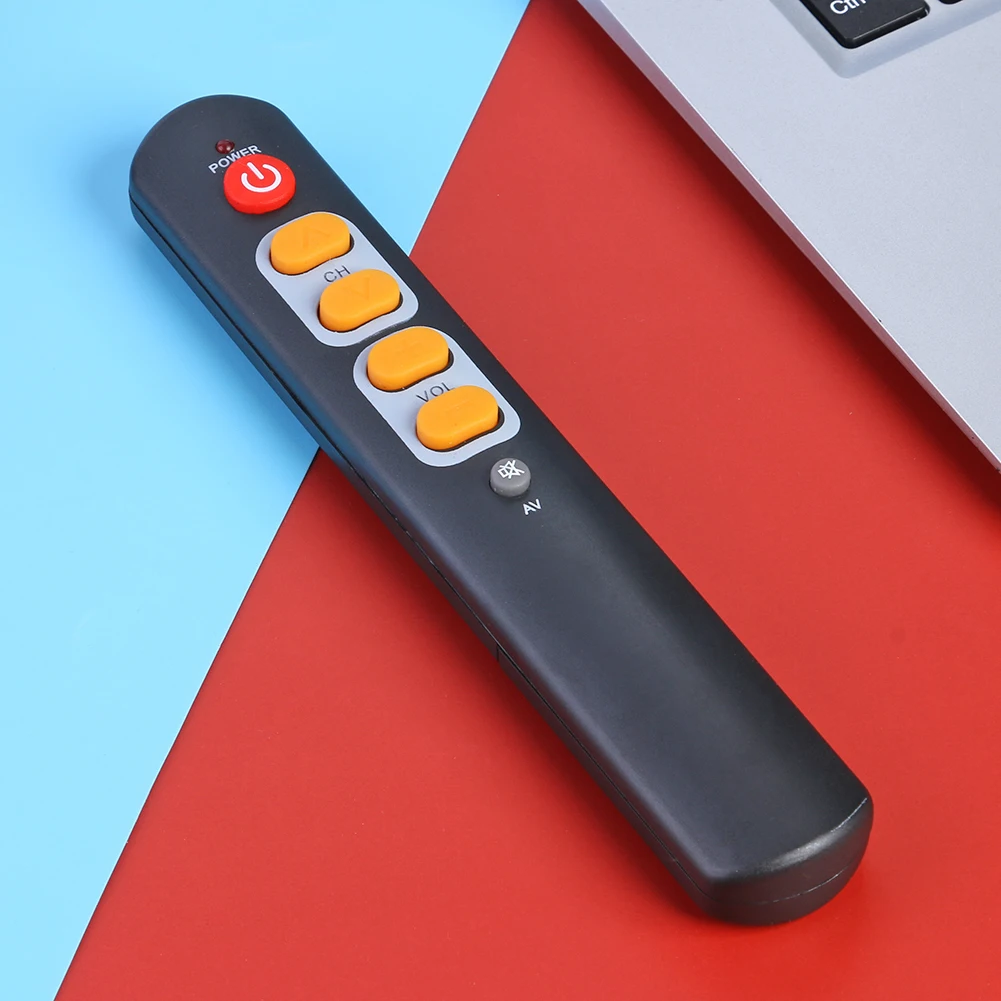Универсальный пульт дистанционного управления IR для TV STB 6 больших желтых кнопок -
