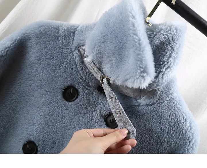Женское плотное шерстяное пальто OFTBUY, со шерсти, зимняя тканевая двубортная парка, теплая свободная верхняя одежда