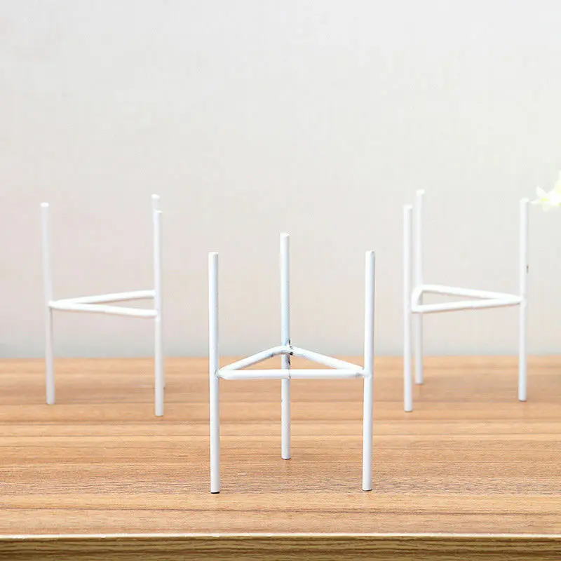 Металлическая железная проволока для помещений/сада керамическая подставка