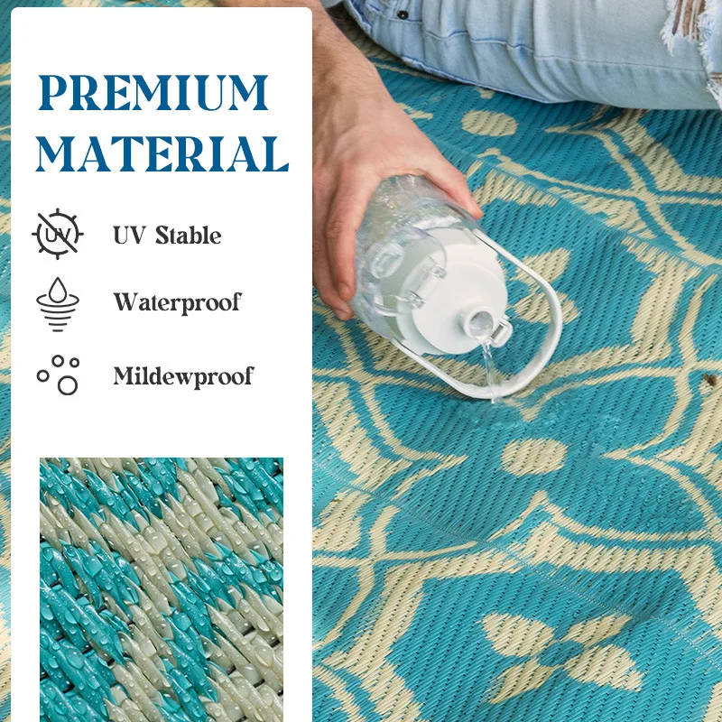 nordic geometry outdoor rugs for patio home decor waterproof hollow carpets woven outdoor picnic mat portable multifunction rugs free global shipping