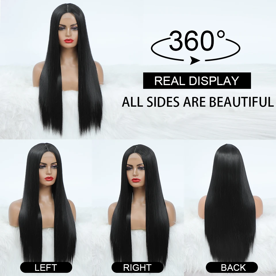 Парик женский Платиновый светлый синтетический термостойкий 26 дюймов | Шиньоны и