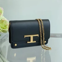 high quality luxury designer handbags women top quality soft genuine leather mini purse metal chain wallet on chain shoulder bag