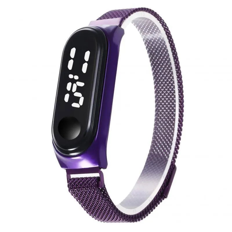 

Women Watch Magnetic Lodestone Waterproof Touch Women's Watches Fashion Touch Digital Wristwatches