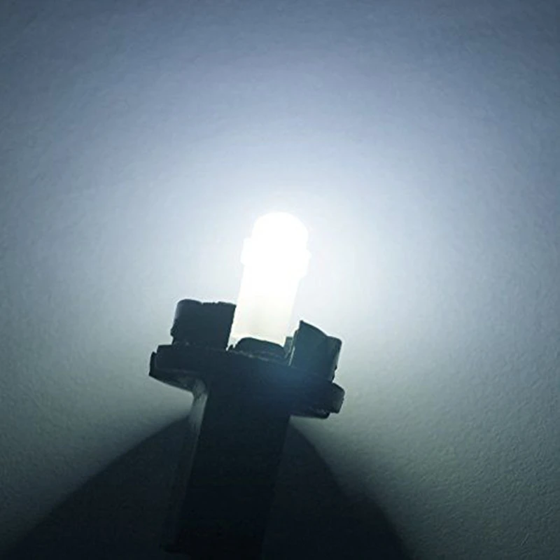 20x автомобилей COB T5 1SMD приборной панели потепления лампы W3W W1.2W светодиодный