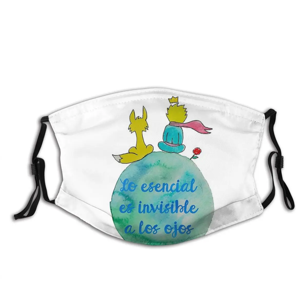 

Маска для лица с многоразовым принтом The Little Prince The Essential, маска для лица с фильтром против смога, с защитой от холода, с ушной петлей, защитная ...