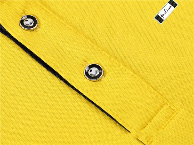 

Autumn Men Classic Polo Shirt Men's Business Casual Cotton Male Top Tees Long Sleeve Turn-down Collar Polo Shirt Plus SizeS-4XL