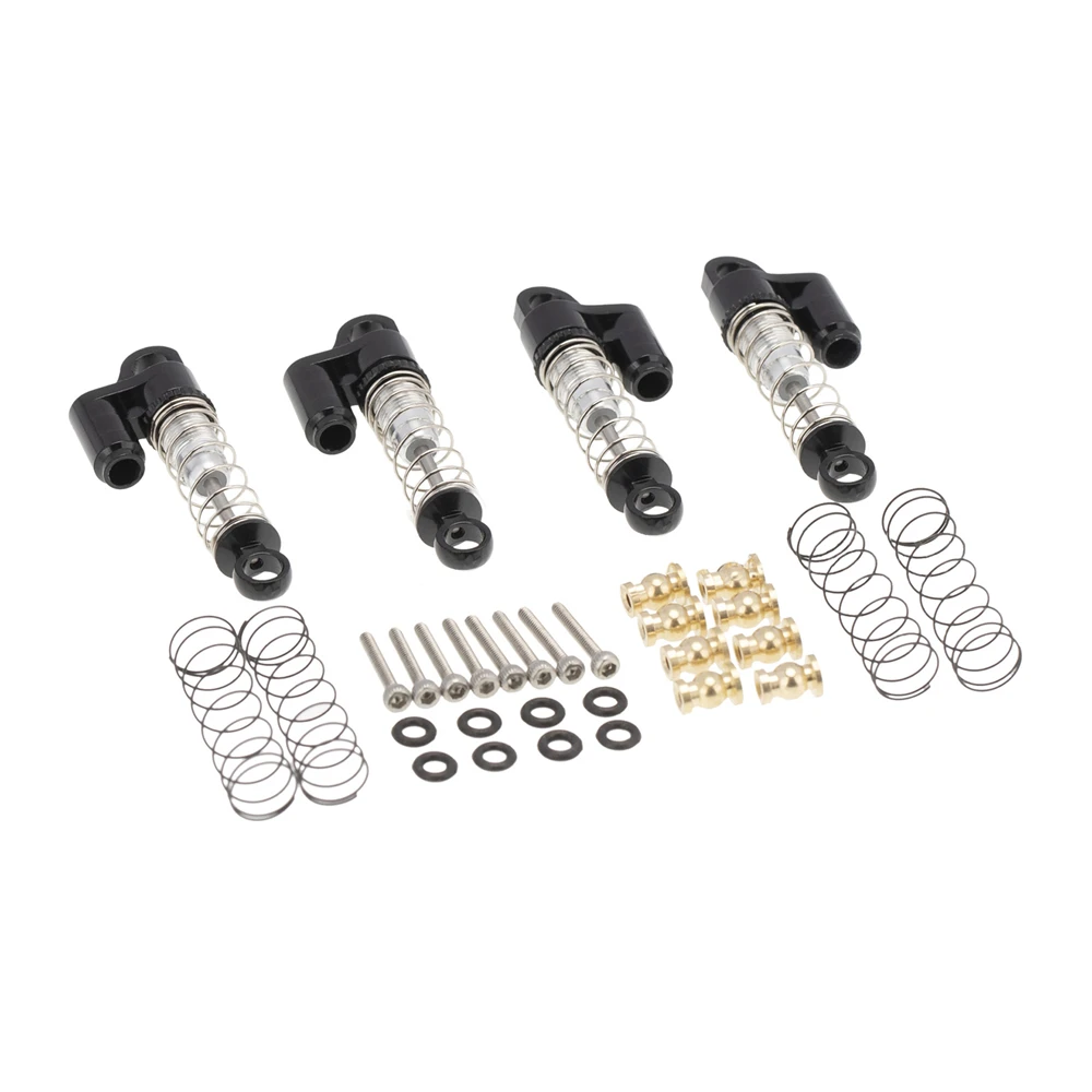 

Aluminum Alloy Shock Absorbers Spring Shock Set for 1/24 Axial SCX24 90081 AXI00002 AXI00001 RC Car Accessories