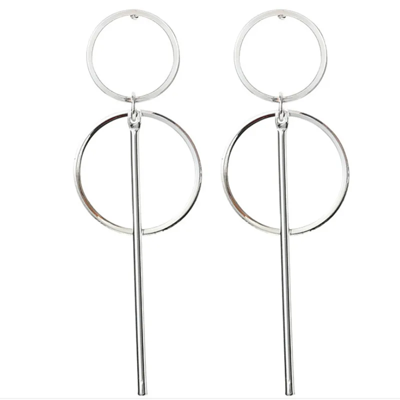 Новинка 2019 модные серьги в стиле панк минималистичные