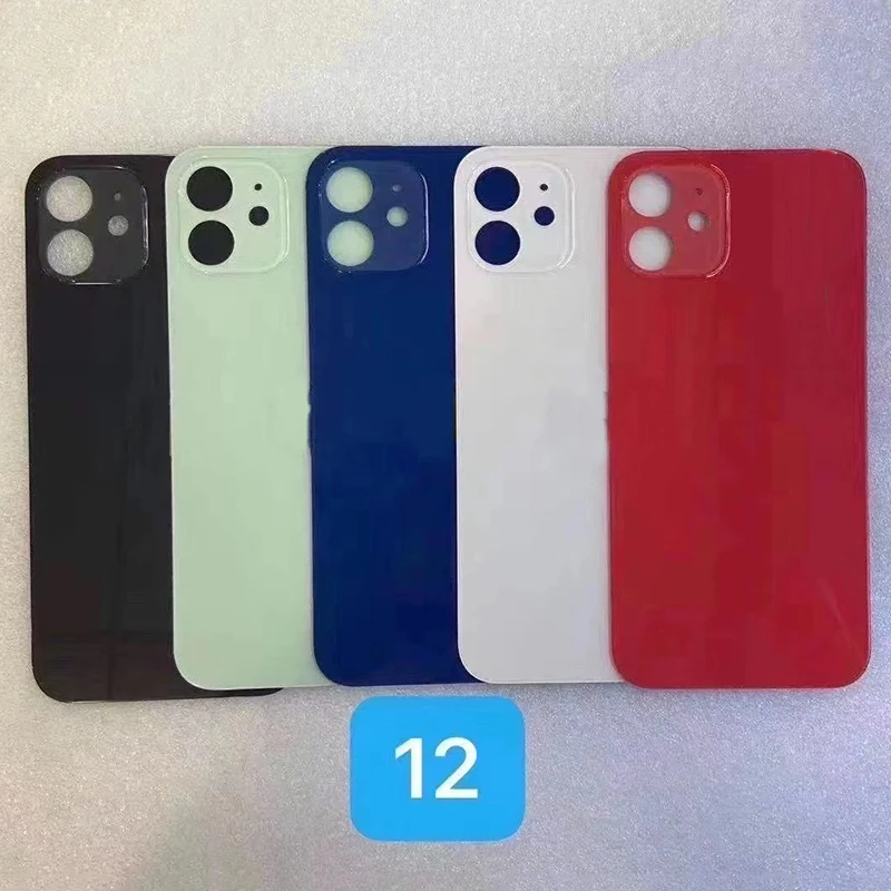 Для iPhone 12 мини батарея задняя крышка стеклянная панель дверь задний корпус