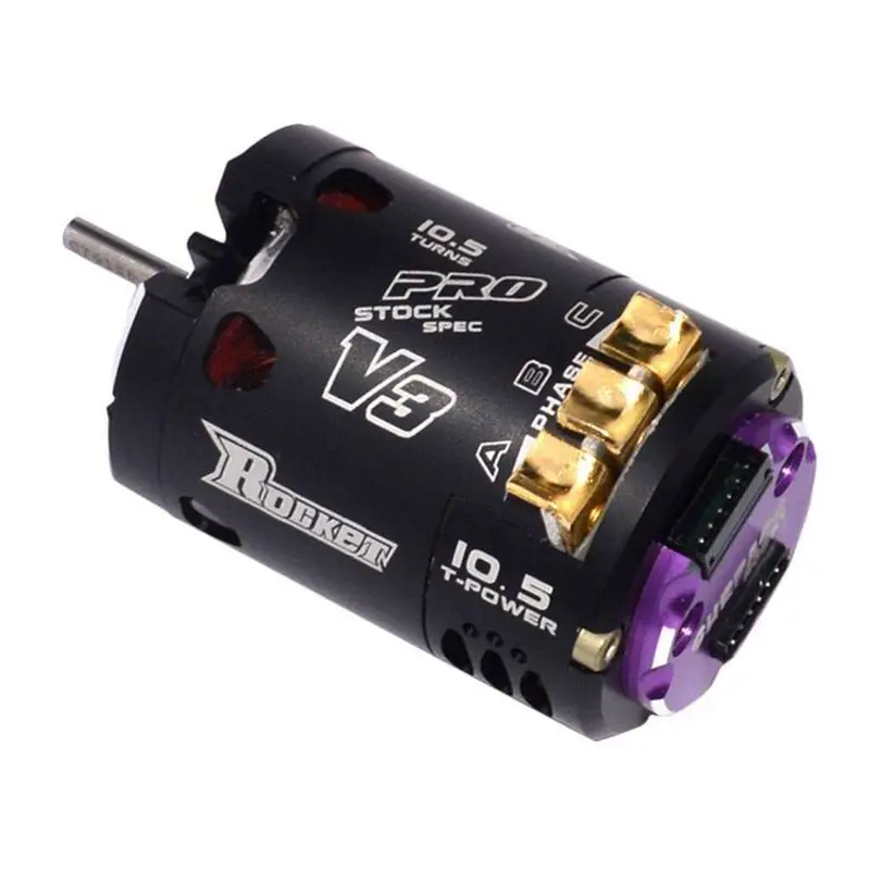 

SURP HOBBY 540 V3 Sensored Brushless Motor 10.5T Spec for 1: 10 RC Crawler Car Accessory