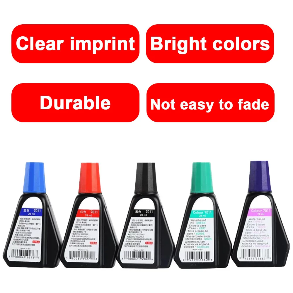 Самостоятельный штамп Премиум печать Заполняемые Чернила 30 мл чернила на водной