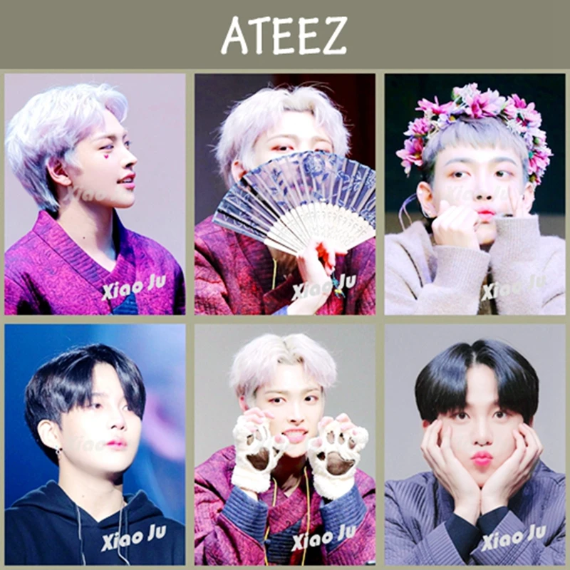 

5D DIY Square/Round Diamond Art Painting Ateez Members Kpop Posters Cross Stitch Diamond Embroidery Pattern Rhinestone home deco