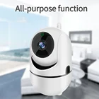 Беспроводная домашняя камера видеонаблюдения с детектором движения и ночным видением, Wi-Fi, вилка стандарта США, 1080P HD видео, Радионяня