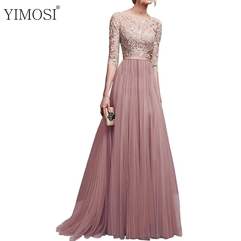Элегантные шифоновые вечерние платья повседневное длинное платье с круглым