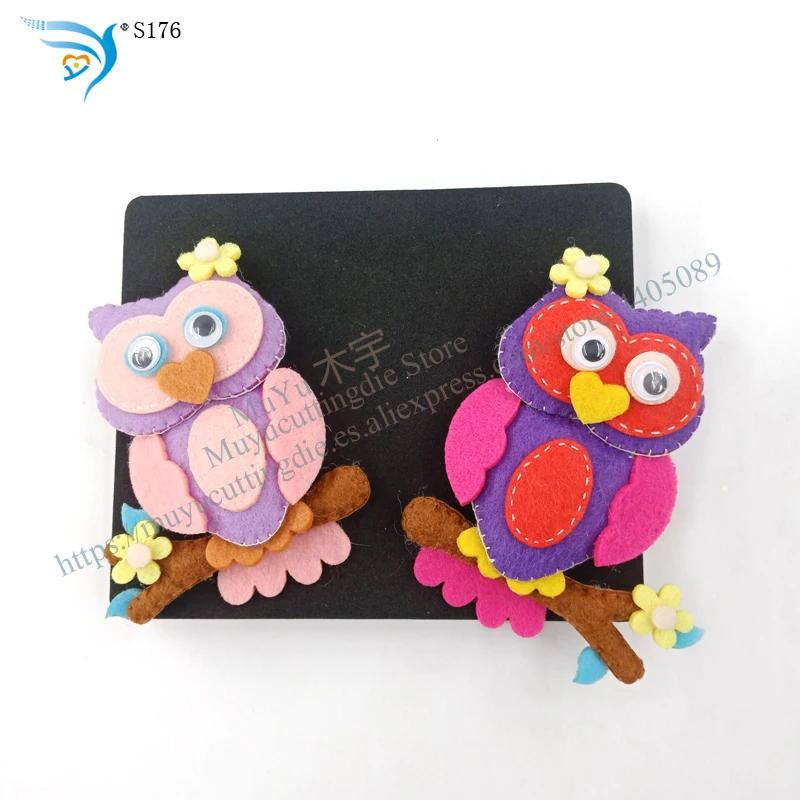 Совы украшения вырезанные небесно-Стальные режущие матрицы совместимы с