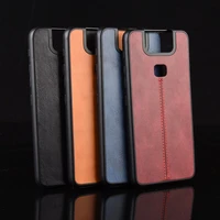 for asus zenfone 6z zs630kl case asus 6z route calfskin pu leather hard phone cover for asus zenfone 6 zs630kl 2019 back case