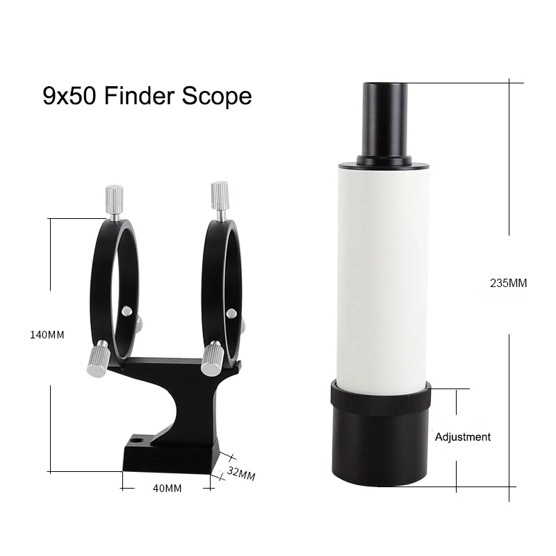 50 мм Finder Scope с крестом волос сетка сплав HD Finderscope в различном увеличением