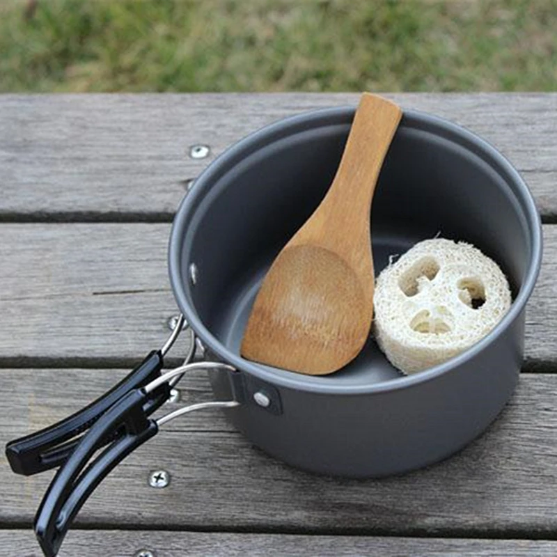 Портативная посуда для кемпинга набор посуды походов на открытом воздухе