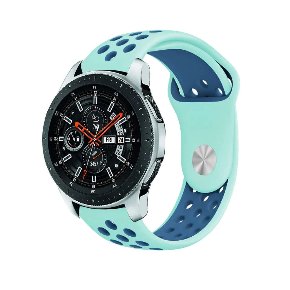 22 мм 20 Huami ремешок для samsung gear Sport S2 S3 Galaxy Watch active 42 46 силиконовый Pebble Time huawei gt 2 |