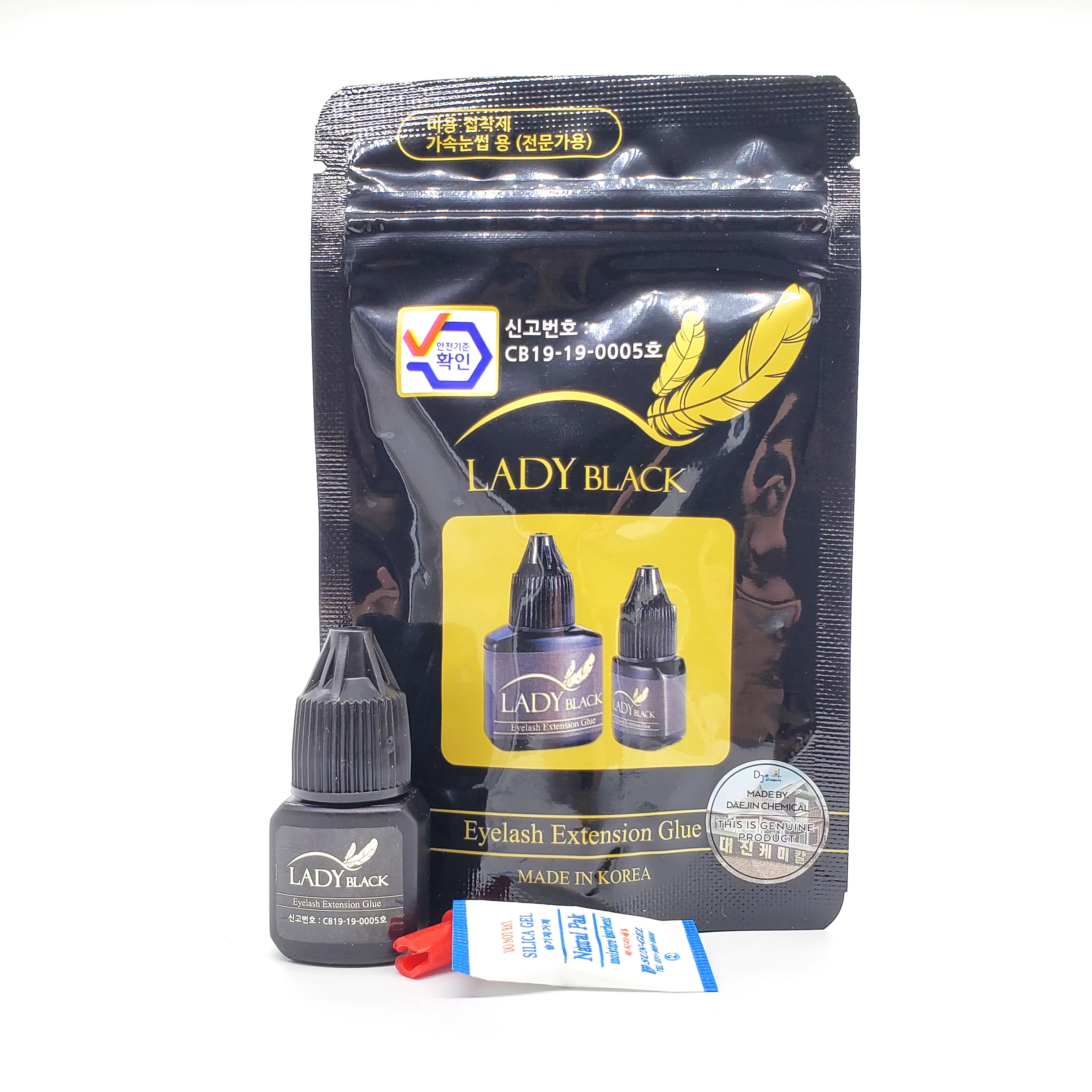 Корея женский черный клей ультра супер для наращивания ресниц быстросохнущий