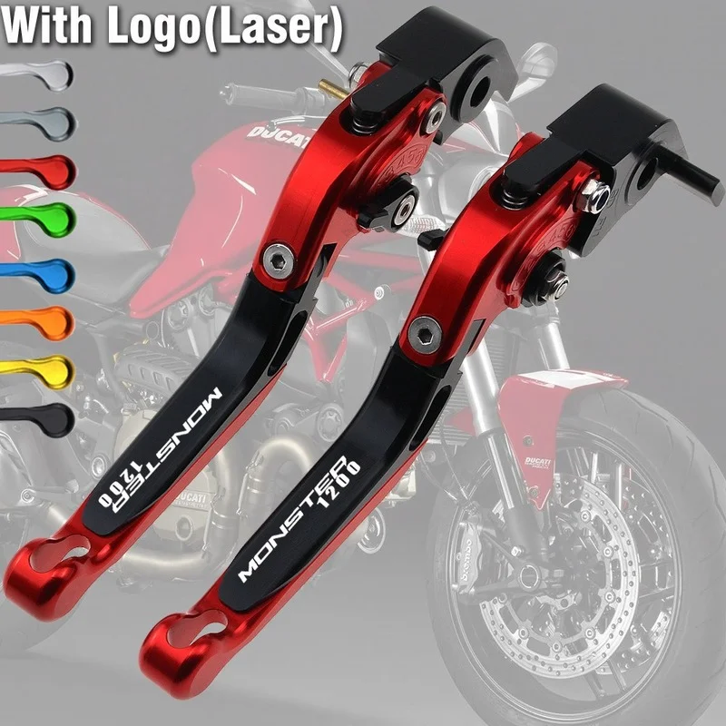 

Подходят для Ducati Monster 1200/S/R 14-18 противоскользящая модернизация колодки тормоза клаксон ручки тягового стержня