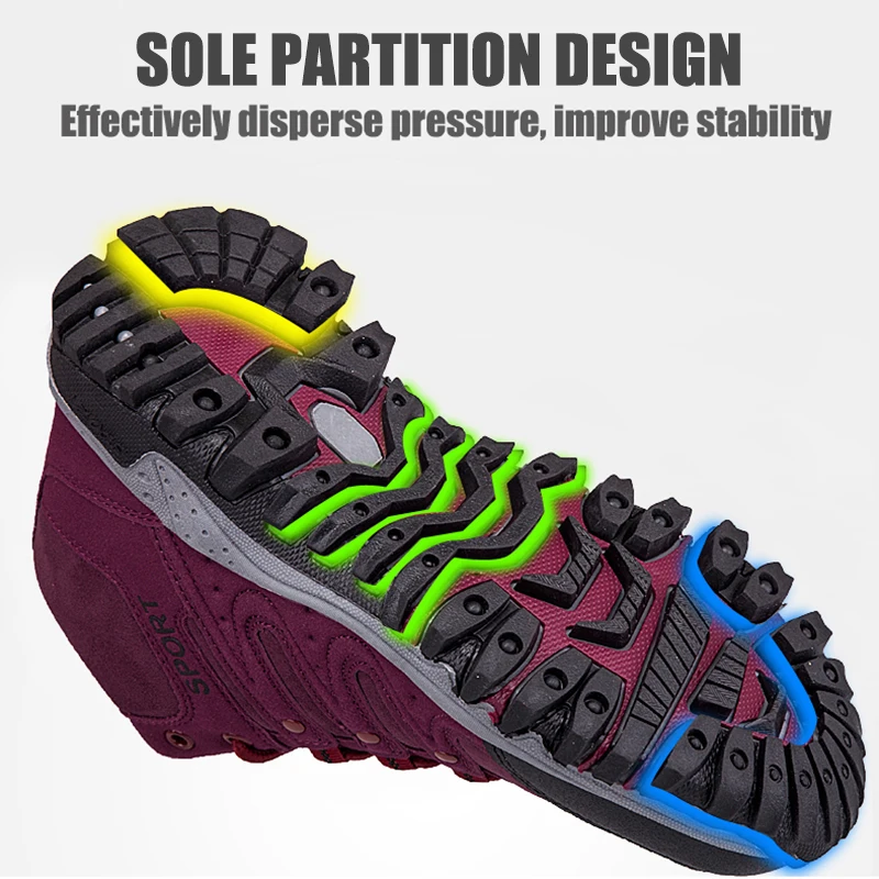 Уличные противоскользящие зимние ботинки для мужчин и женщин Водонепроницаемая