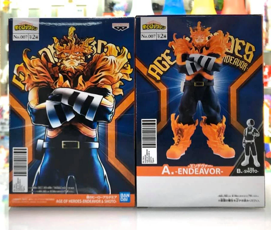

Original My Hero Academy Anime Action Figure Endeavour AGE OF HEROES Model Toys Academia Collectible Anime Figurine 2020 New