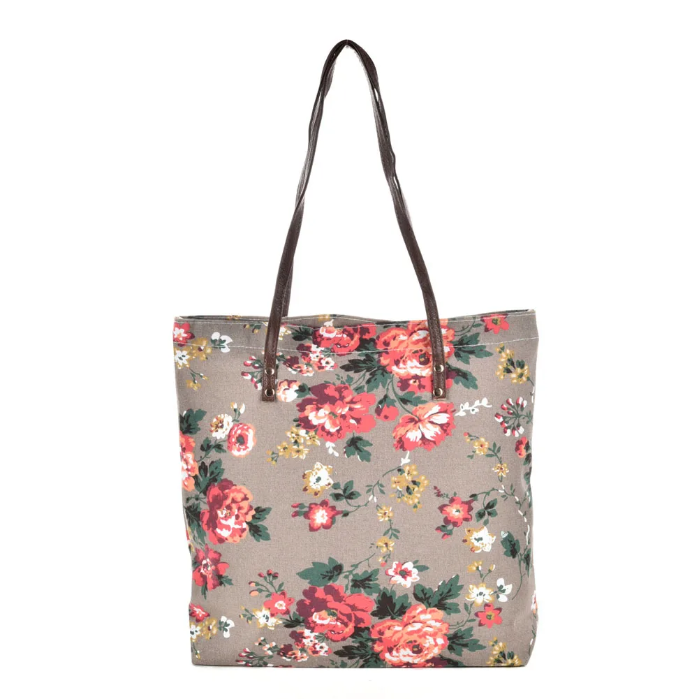 

Foreign Trade Canvas Bag Ladies Art Shopping Bag Student Cartoon Underarm Shoulder Bag Women Handbags Designer Handbags