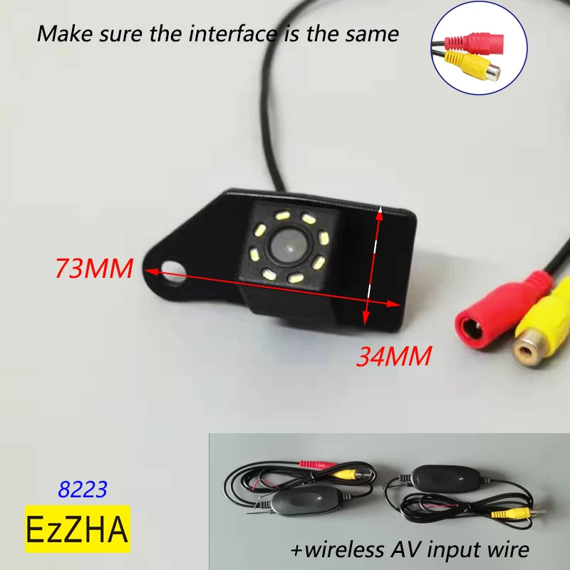 

4 LED light HD for Mitsubishi ASX 2011 2012 2013 2014 2015 2016 Dedicated Parking Reverse Rear View Camera Dynamic Trajectory