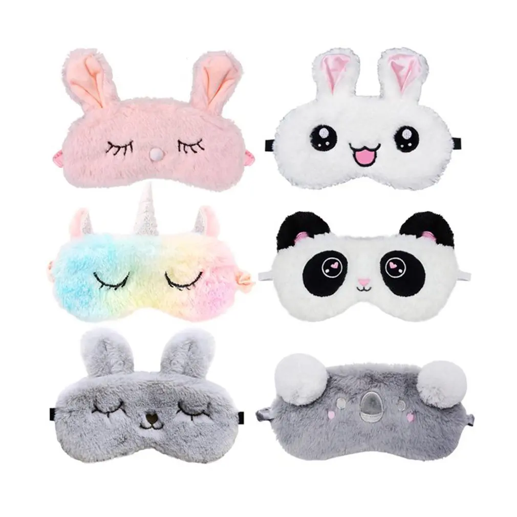 

Cartoon Sleeping Mask Eyepatch Eye Cover Lovely Cartoon For Eye Travel Unwind Sleeping Aid Eye Patch Shading Eye Mask