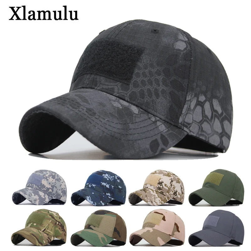Камуфляжная бейсболка Xlamulu тактическая Кепка для мужчин в стиле милитари