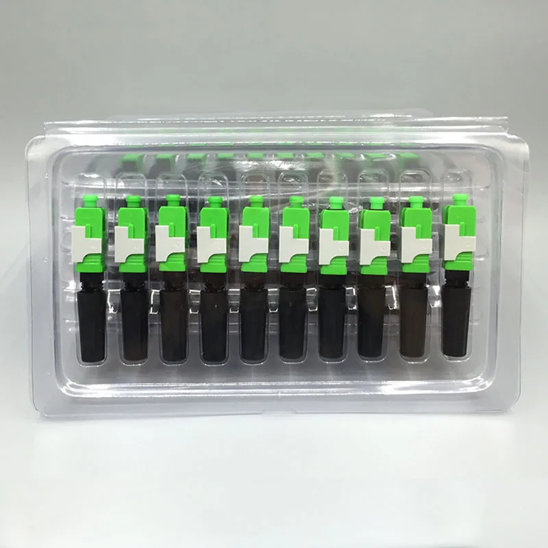 FTTH SC APC FTTH pre-bur fiber optic quick connector SC APC FTTH Fiber Optic Fast Connector SC Connector