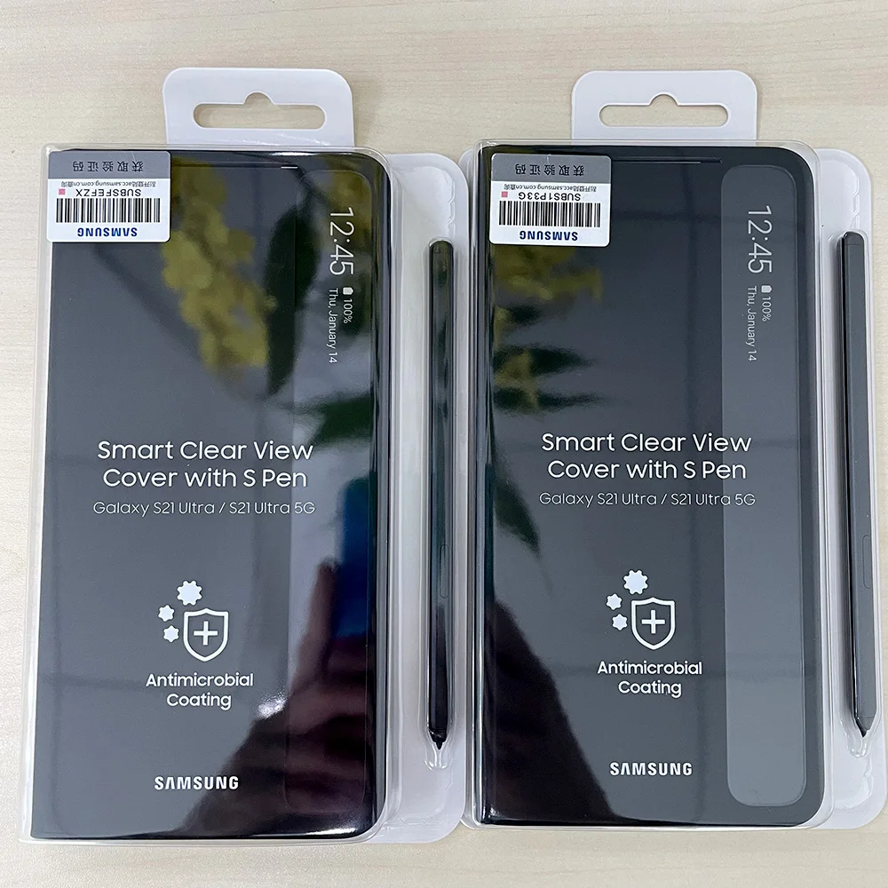Samsung-funda de espejo Original para SAMSUNG Galaxy S21 Ultra, 5G, s-pen, s-view, inteligente-5