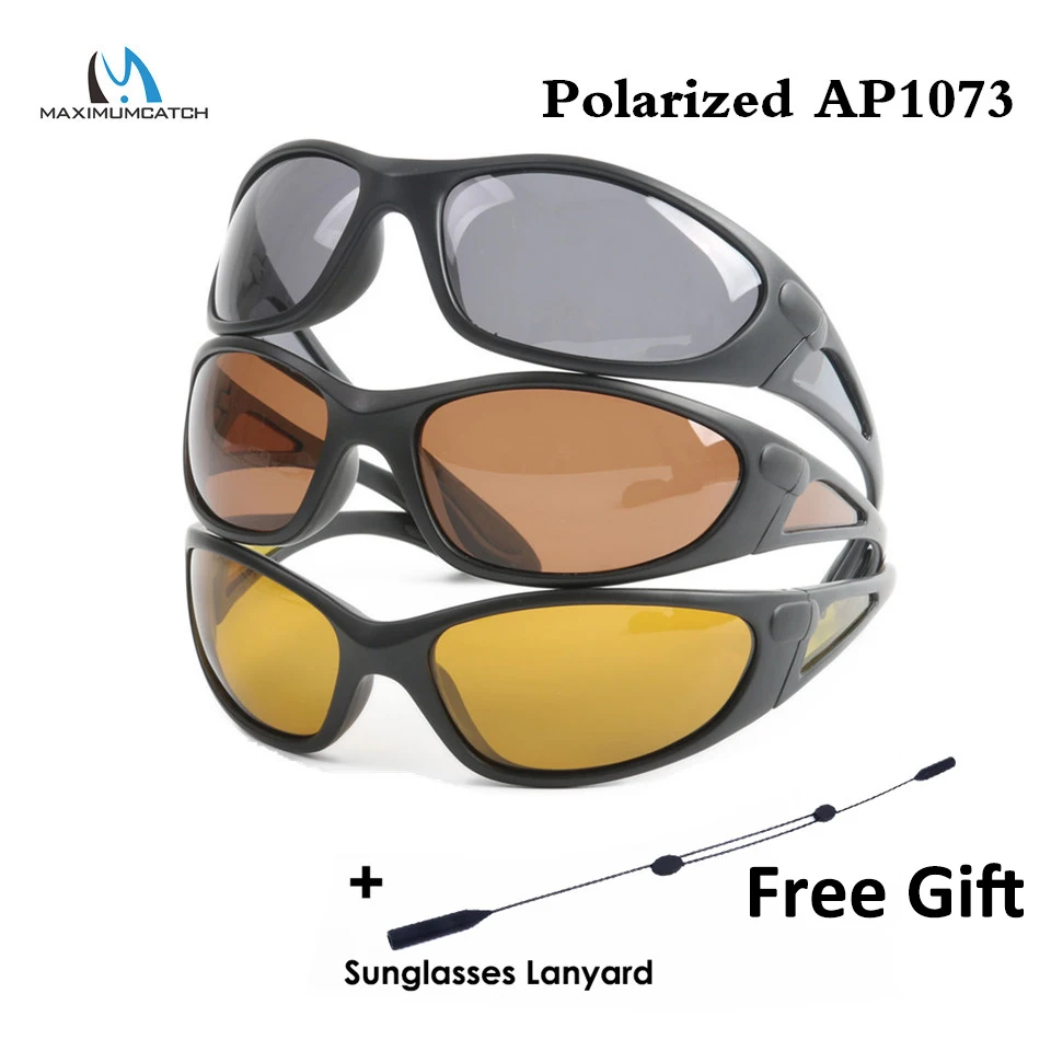 Maximumcatch AP1073 Поляризованные спортивные солнцезащитные очки коричневые/желтые/серые цвета рыболовные солнцезащитные очки рыболовные аксессуары Maximumcatch AP1073 Поляризованные спортивные солнцезащитные очки коричневые/желтые/серые цвета рыболовные солнцезащитные очки рыболовные аксессуары