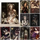 Алмазная живопись Виктория франкс, живопись вампира, полноразмернаякруглая вышивка крестиком 5D сделай сам, домашний декор, настенное искусство