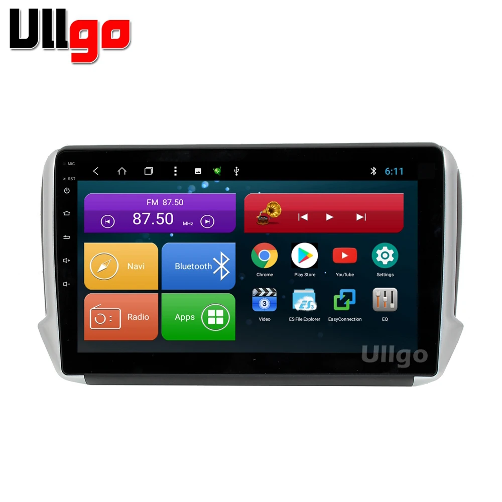 4 ГБ ОЗУ + 64 Гб ПЗУ Android 8 1 головное устройство для автомобиля Peugeot 2008 2013 Авторадио