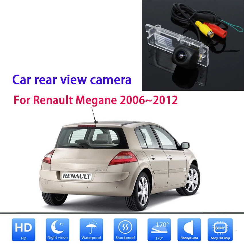 

Car Rear View Reverse Backup Camera For Renault Megane 2006~2012 Car Reversing Parking Camera For HD Night Vision Backup Camera