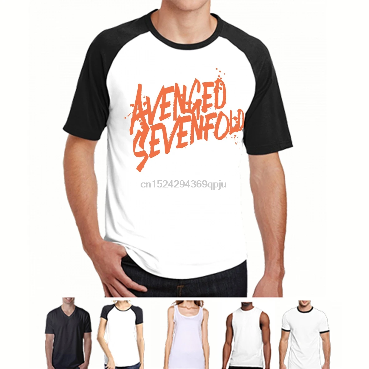 Herren футболка Avenged Sevenfold LOGO ROCK OFF t Fashion|Мужские футболки| |