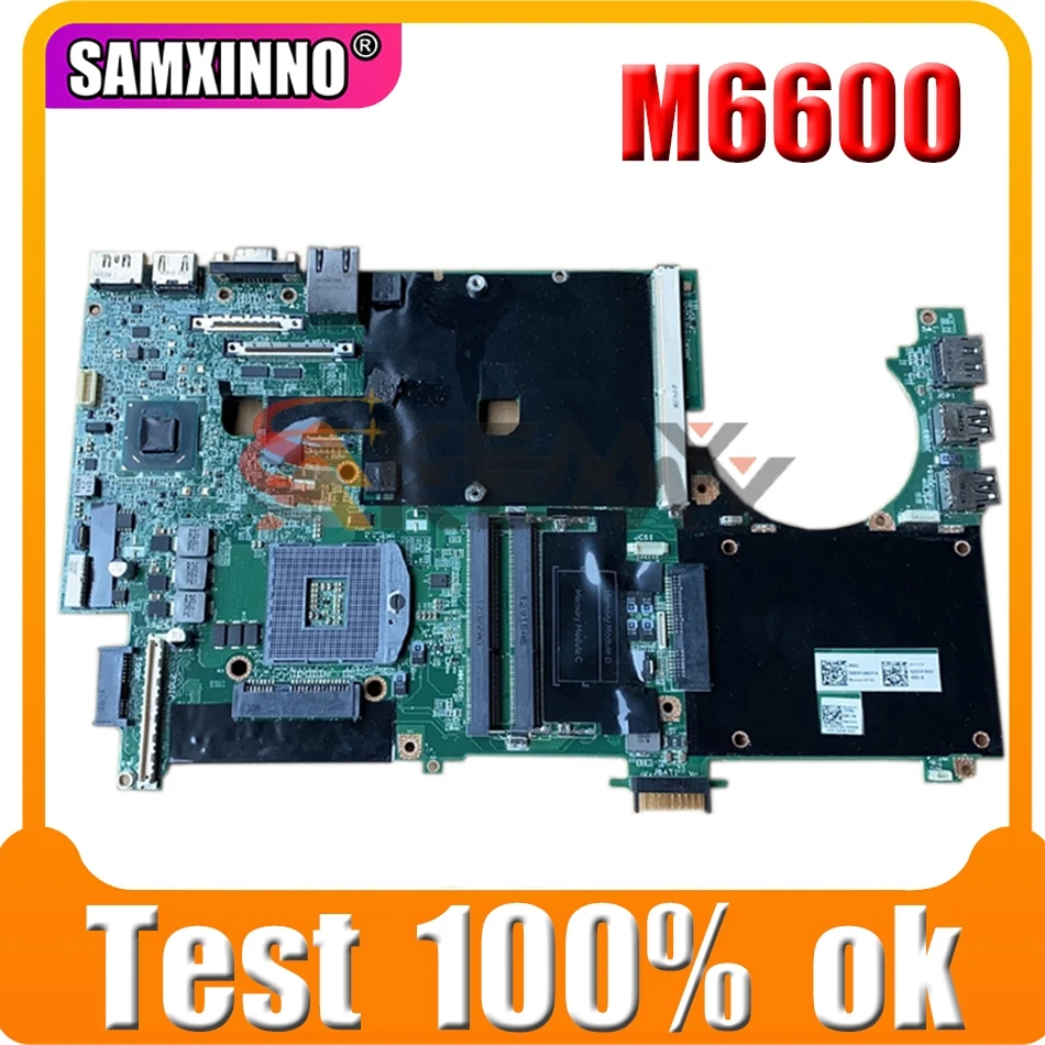 

Оригинальная материнская плата для ноутбука DELL Precision M6600 Core QM67, материнская плата CN-0NVY5D 0NVY5D 0105GU00-388-G
