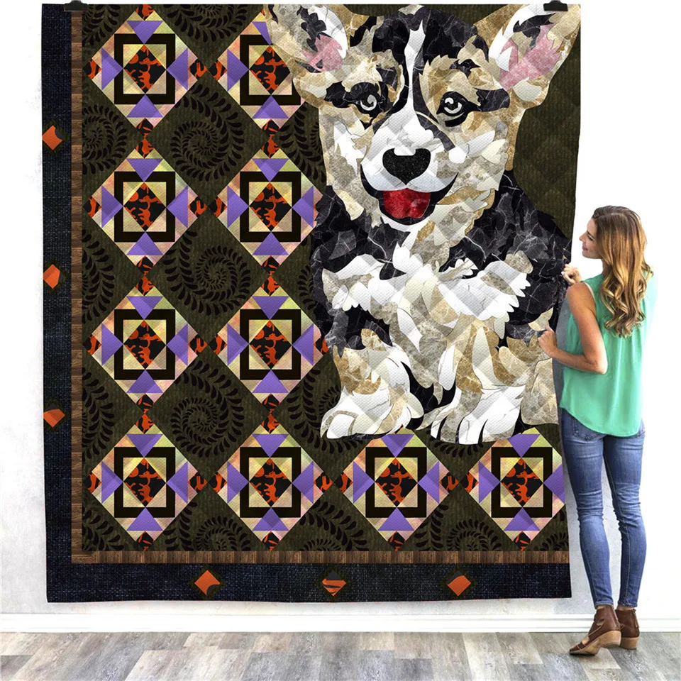 Мягкое летнее одеяло SOFTBATFY с принтом бульдога для детей и взрослых мягкое теплое