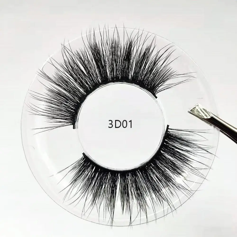 

3D Faux Mink Lashes Cruelty Free Mink False Eyelashes Natural Handmade Eyelash Extension Makeup Fake Eye Lashes
