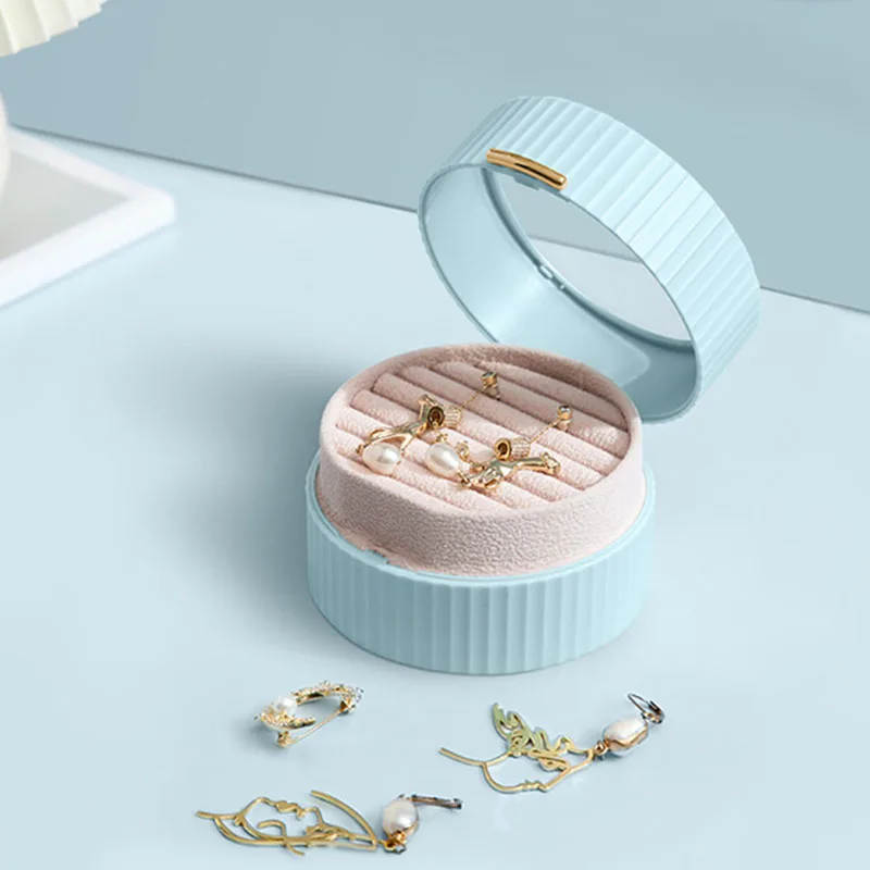 Шкатулка для хранения ювелирных изделий портативный дорожный бокс браслетов