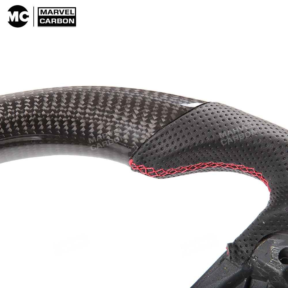 

Custom Steering Wheel MK7 Carbon Fbier for Golf 5th MK5/MK7