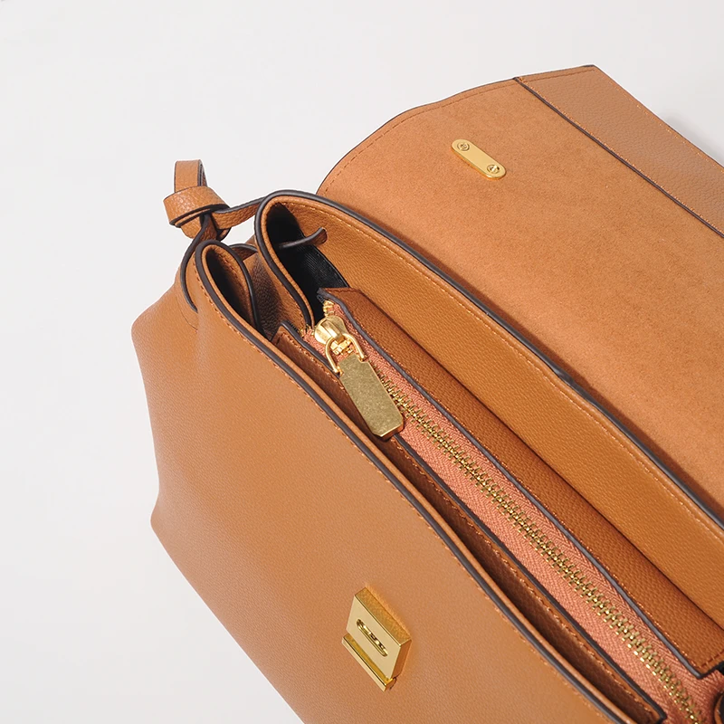 Однотонная кожаная сумка на плечо OUSSON 2020 модные женские дизайнерские сумки через