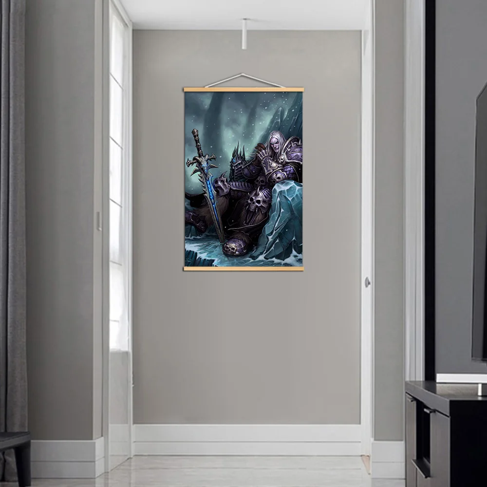 World of Warcrafts флаг с ордой баннер Sylvanas Windrunner постеры печати на холсте картина