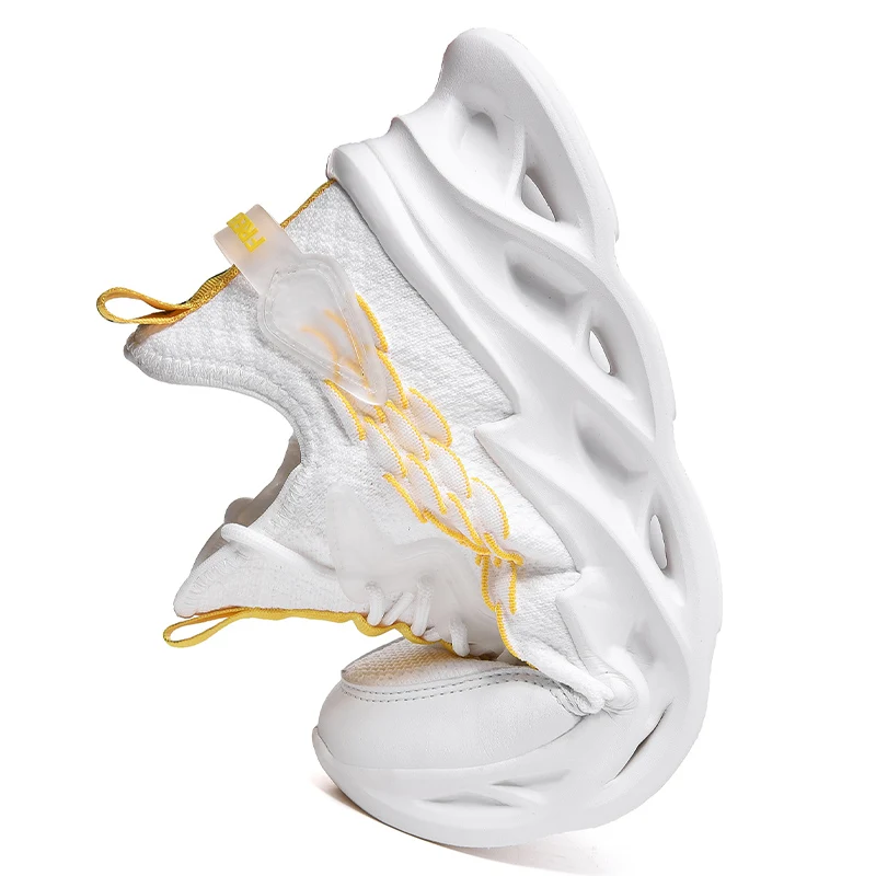 

Sbartblade Breathable Sports Shoes Shock Absorption Cushioning Running Shoes for Men Lightweight Athletic Jogging Shoes Size 46