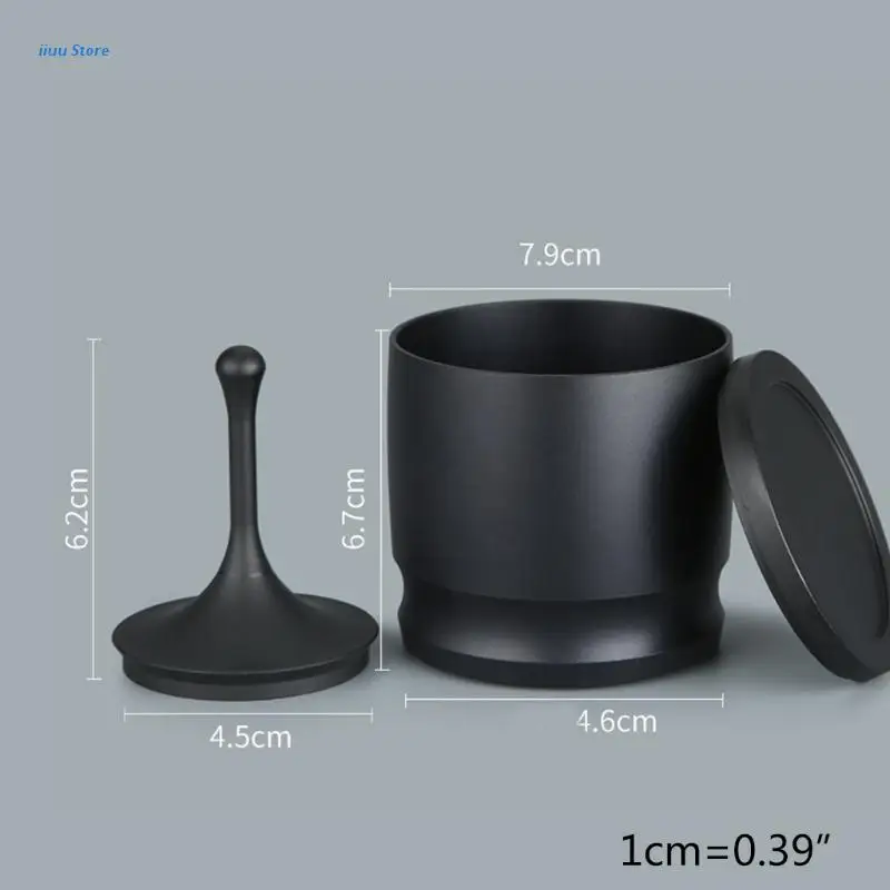 

Coffee Tamper Intelligent Dosing Rings 58mm Coffee Handle Powder Receiver Brewing Bowl Coffee Powder for Espresso Funnel