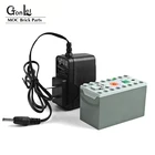 Высокотехнологичные детали, перезаряжаемый аккумулятор 800 мА  ч, с темно-голубовато-серым дном, блоки MOC для сборки игрушек